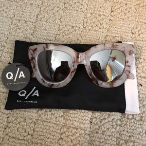 Sugar and Spice Ivory Marble Quay Sunglasses